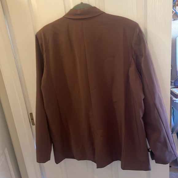 AND NOW THIS | Chocolate Brown Oversized Blazer, size XL - NWOT - Picture 8 of 10